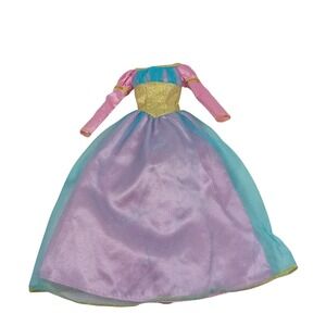 2001 Mattel Barbie Rapunzel Movie Fashion Pack Gift Set Doll Dress ONLY Kidcore
